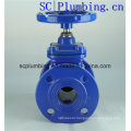 Din3352-F4/F5 Resilient Seated Gate Valve Flanged End Non Rising Stem